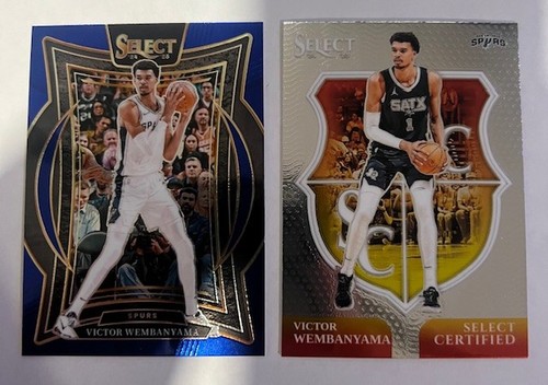 2024-25 Select Basketball Card Lot VICTOR WEMBANYAMA