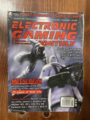 Electronic Gaming Monthly No. 110 (September, 1998) Metal Gear Solid Magazine