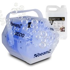 Bubble Machine and 5 Litres of Fluid Perfect for Small Venues Parties &  Gardens