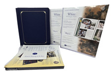 Creative Memories 8 1/2 x 11 Scrapbook Album 45 White  13 Black Page Refills