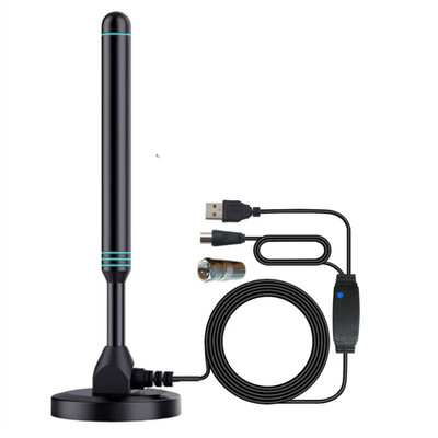4K/1080P High-Definition Digital Tv Antenna Magnetic Base 4 Long-Distance Receiv