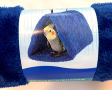 All Living Things Soft Fuzzy Bird Hut Size 8.5"L x 5.75"W x 5.75"H New W/ Tags