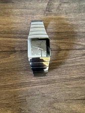 RADO Swiss-Made Rectangular Watch – Stainless Steel, Minimalist Design