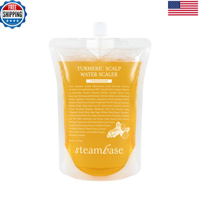 Steambase Turmeric Scalp Water Scaler Scalp Exfoliator For Itchy Dry Scalp