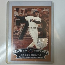 Barry Bonds #73 Prices | 2002 Topps Opening Day | Baseball Cards