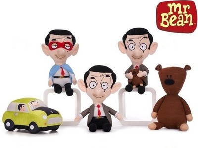 Mr Bean Stofftier Plüsch Auswahl Auto Teddy Teddybär Superheld Bean Kuscheltier