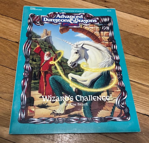 Advanced Dungeons & Dragons 2e Wizard's Challenge TSR Original