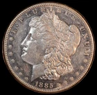 1885 S Silver Morgan Dollar $1 Coin XF -  NO RESERVE   FREE SHIPPING