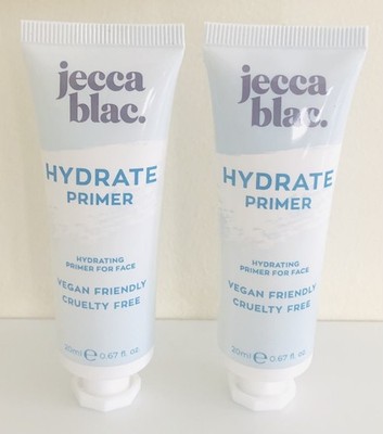 Jecca Blac Hydrate Face Primer Aloe Juice & Shea Butter UVP 16£ Vegan 20ml x 2