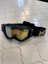 Anon Mens Helix 2.0 Ski Snowboarding Goggles Gold Yellow Mirrored Lens Burton