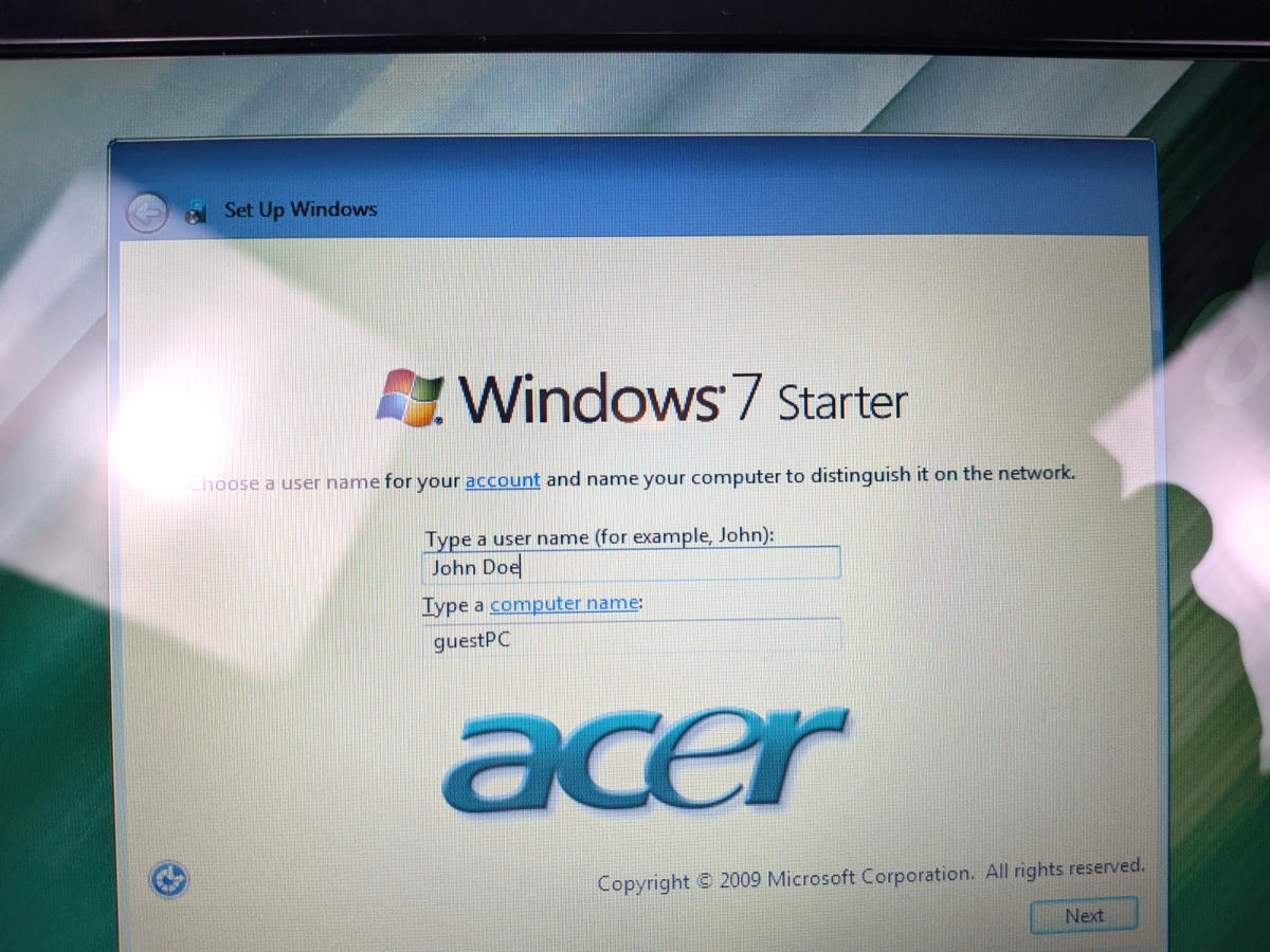 Acer Aspire One D250 Model No. KAV60 Blue Tested w/ Power Clean