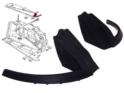 Audi 200 Typ 44 Set Dichtungen Scheinwerfereinfassung Motorhaubendichtung Turbo