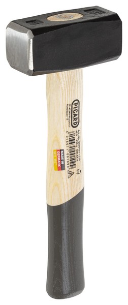 Picard FäUstel 1.000G Mit Eschenstiel Nr. 4 Hammer FäUstelhammer Holzstiel Neu-image