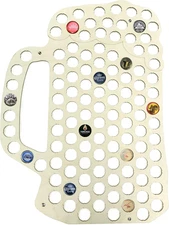 Mug Beer Cap Holder, Wall Mount Beer Cap Display Decor Art, Great Gift for Men, 