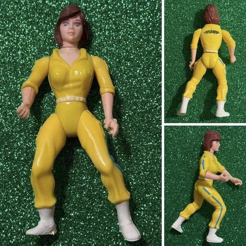VINTAGE TMNT APRIL O'NEIL 1988 PLAYMATES TEENAGE MUTANT NINJA TURTLES *STRIPE
