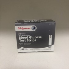 100 Walgreens True Metrix Glucose Test Strips 11/2027 FREE SHIPPING