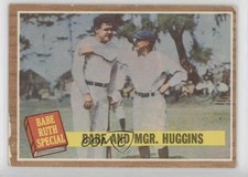 1962 Topps Special Babe Ruth Miller Huggins and Mgr #137 HOF n1u