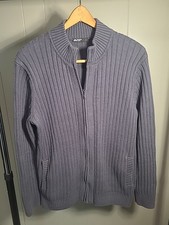 Pioneer Camp Men's Grey Full Zip Sweater Size L great condition