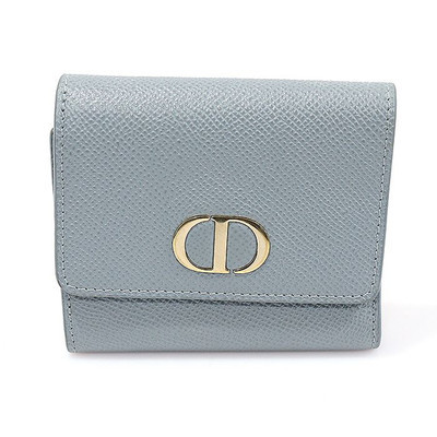 Dior 30 Montaigne Lotus Wallet in Cloud Blue Calf S2057OBAE Dior 30 Montaigne Lotus Wallet in Cloud Blue Calf S2057OBAE