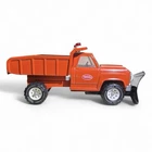 RARE 70s Tonka Orange Snowplow Dodge Dump Truck with the XR-101 Tires.
