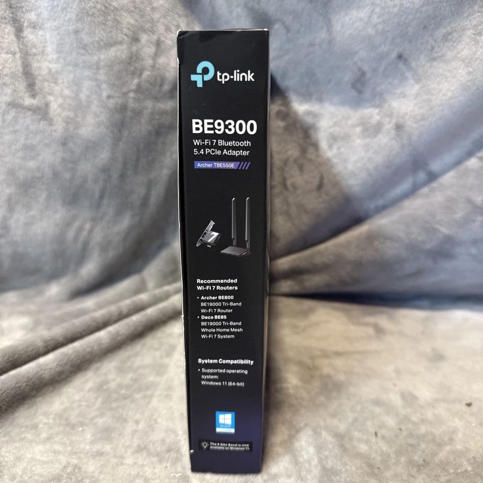 TP-Link BE9300 WiFi 7 PCIe Card for Desktop PC Tri-Band - Image 4 of 4