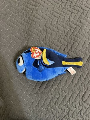 Ty Disney Pixar Dory 10'' Sparkle Plush Fish Blue Tang Beanie Baby