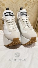 Versace Woman Triplatform Sneakers Shoes Whit...