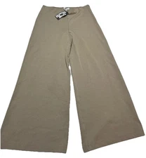 Future Collective Women's Wide-Leg Tan Pants - Size L NWT