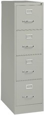 Hirsh 15" W 4 Drawer Vertical File Cabinet Light Gray Letter 17547-1 Each