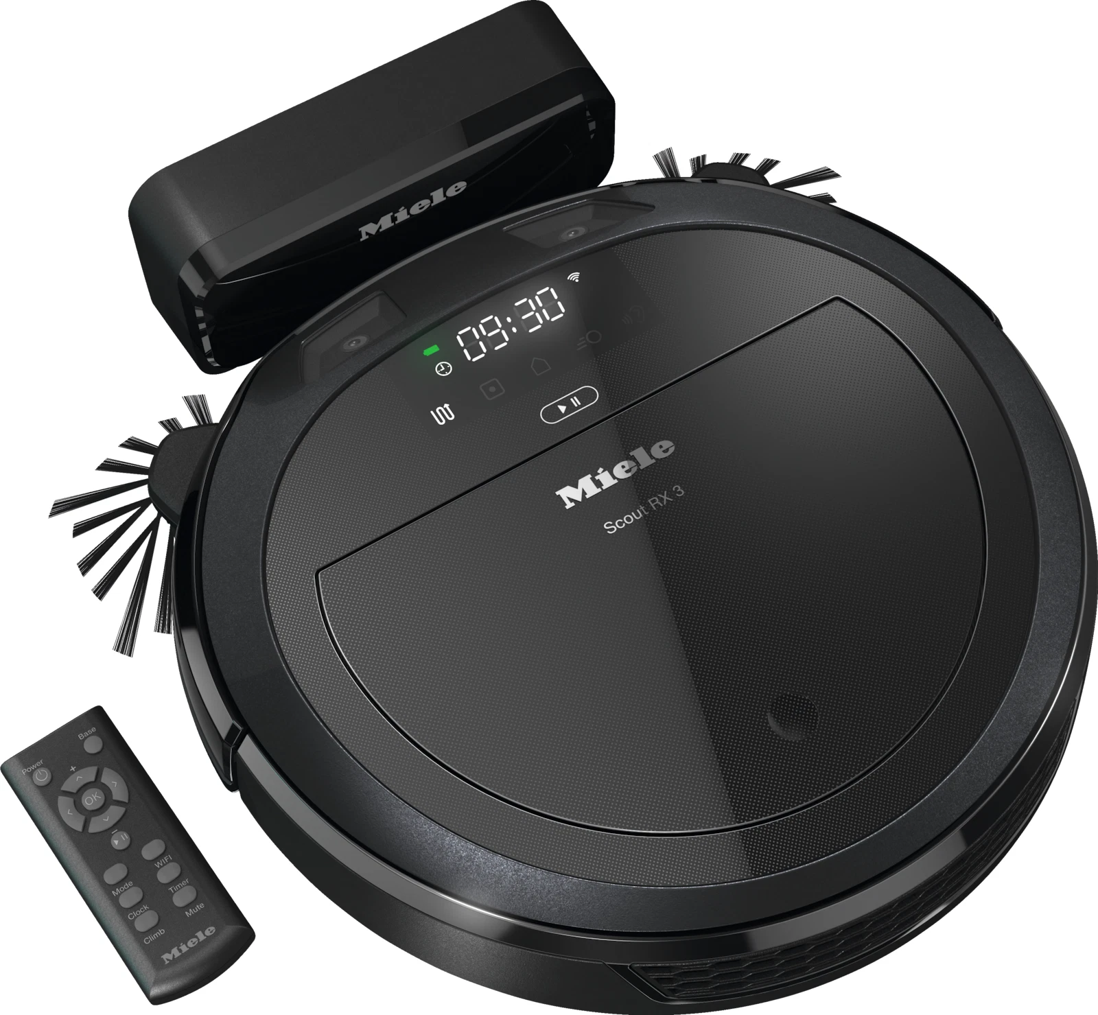 Miele Scout RX3 Obsidian black-Robot Vacuum Cleaner Smart Navigation App Control