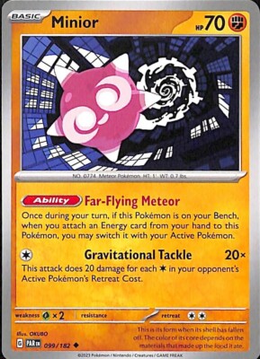 Minior 99/182 Pokémon TCG Paradox Rift | eBay