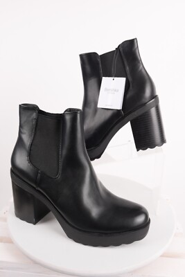 bershka platform boots