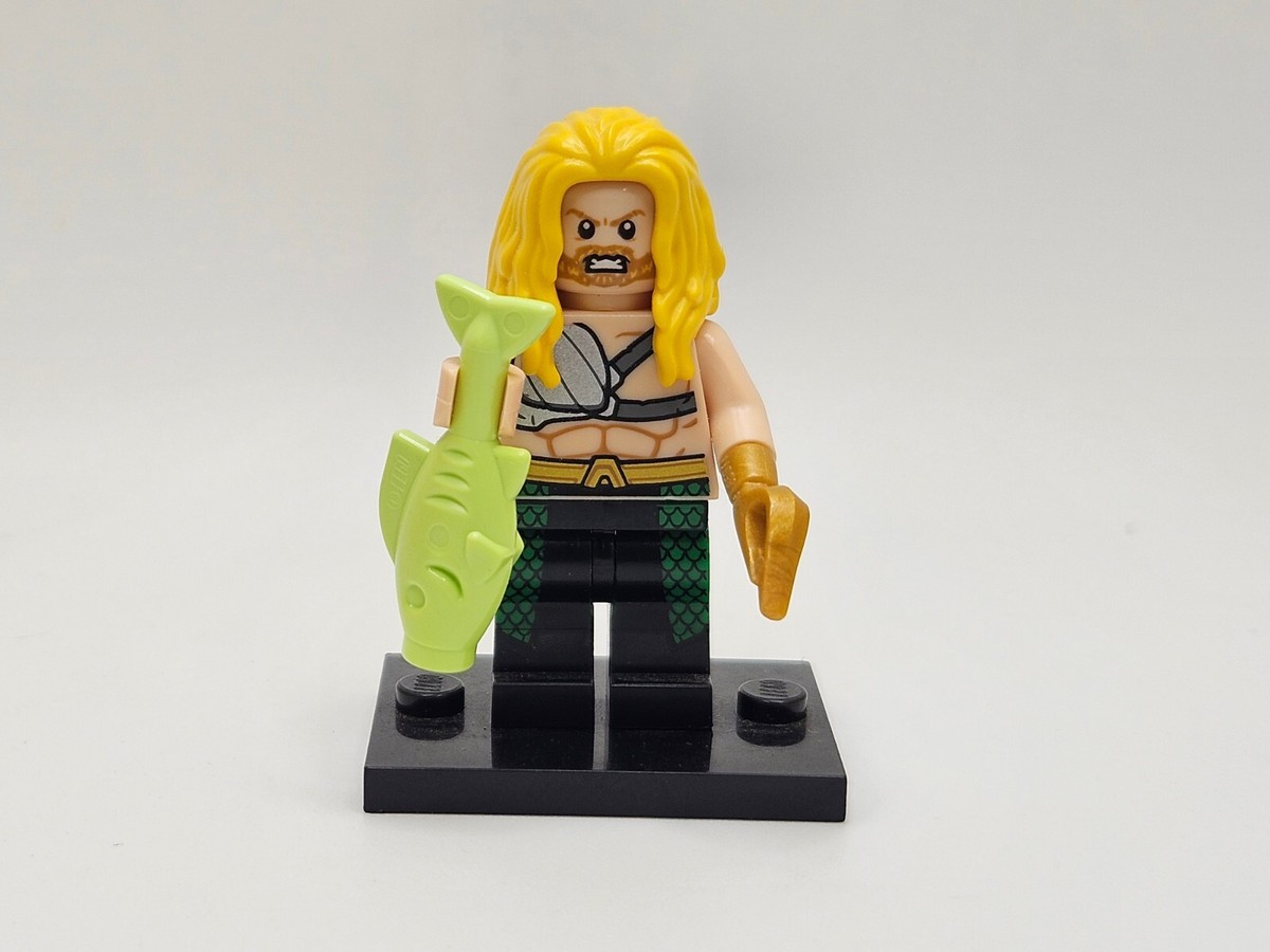 LEGO minifigure Aquaman colsh-3 DC Super Heroes CMF Series fish
