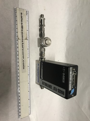 MKS 1179A N2 100 SCCM Mass-Flo W/ Swagelok SS-4TF-05,SS-4C-1 AWM-F-5-6-008 - Picture 1 of 12