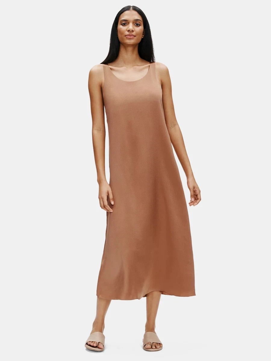 Eileen fisher slip dress cheap