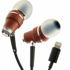 Symphonized NRG MFI Earbuds, Certified Lightning Wood Earbuds