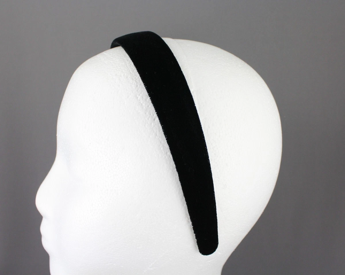 Diademas Trenzadas De Terciopelo Negro Para Mujer, Bandas Anchas Acolchadas Para El Cabello, Diadema Trenzada Para Mujeres Y Niñas, Bandas Trenzadas Gruesas Antideslizantes Gruesas Y Gruesas Para El