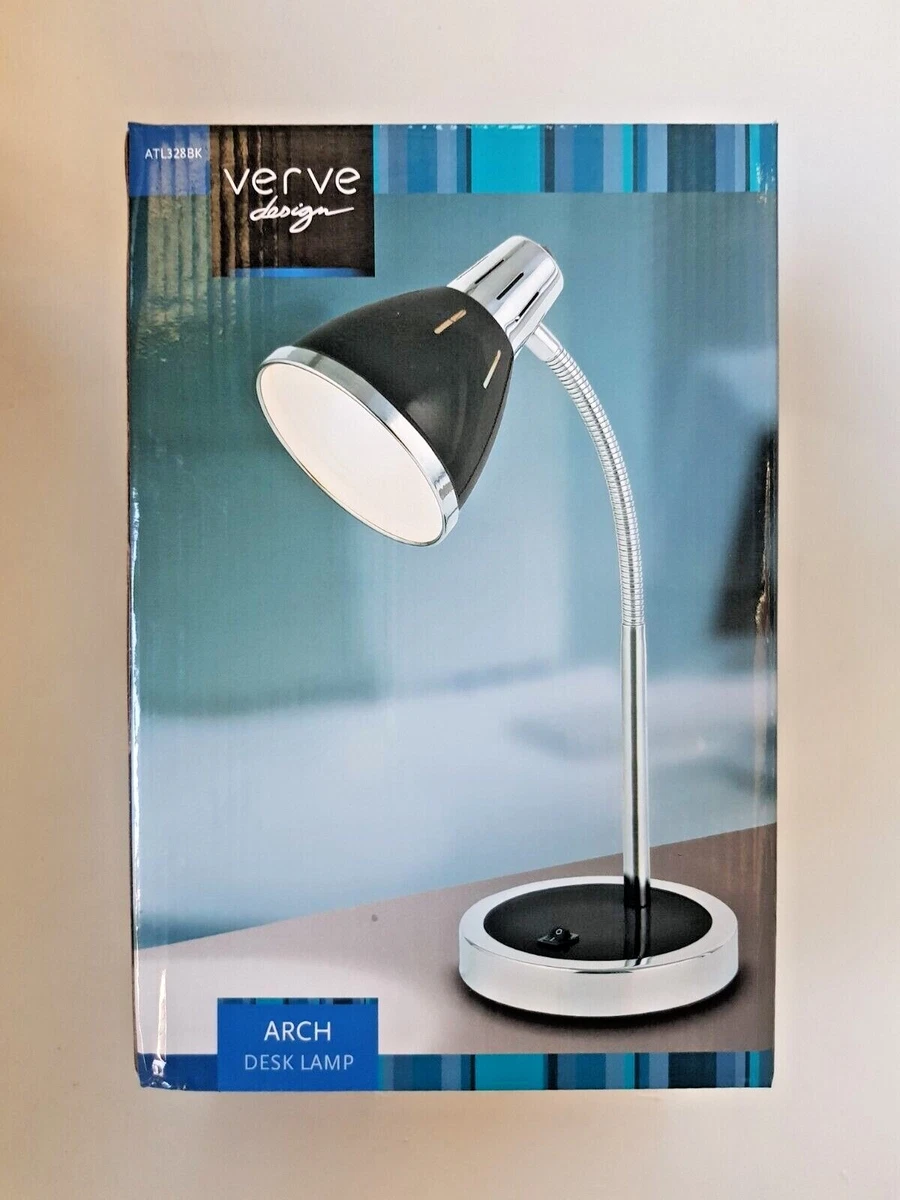 Black and 2024 chrome lamp