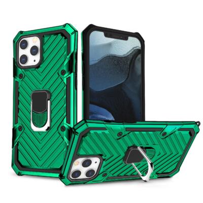 Reiko iPhone 12 Mini Kickstand Anti-Shock & Anti Falling Case in Green | MaxStra