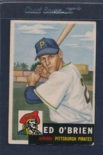 1953 Topps #249 Ed O'Brien Pirates VG/EX 53T249-41415-3