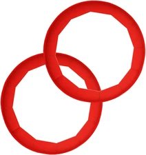 Adjustable Silicone Pie Crust Shields - Baking Protectors Cover Ring Fits 8-11.4