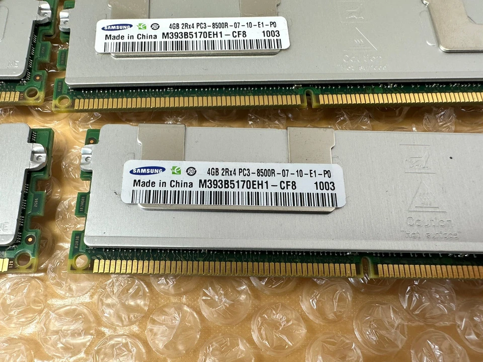 128GB (32 X 4GB) Samsung 4GB 2Rx4 PC3-8500R RAM Sticks - Image 2 of 2
