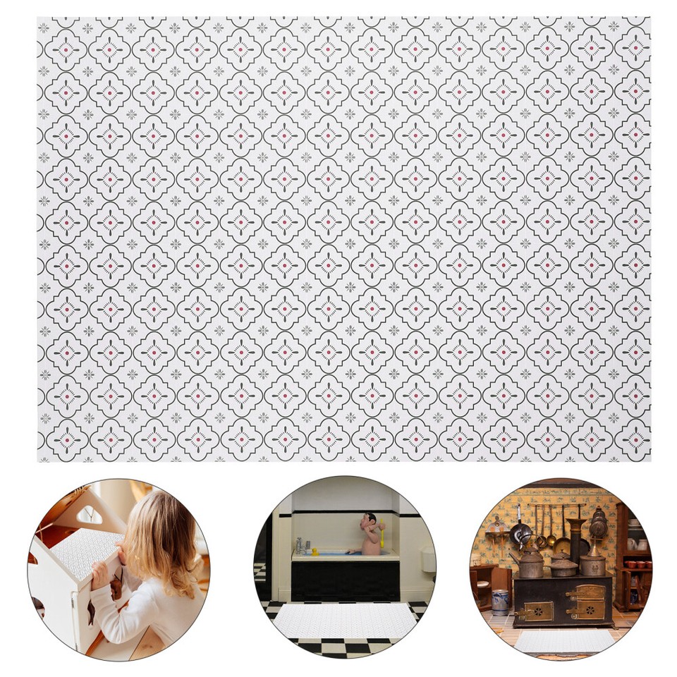 5pcs Doll House Flooring Miniature Floor Tile Doll House Decorative PU