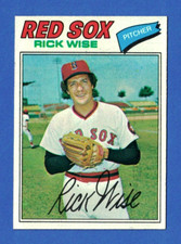1977 Topps #455 Rick Wise NM Near Mint Boston Red Sox