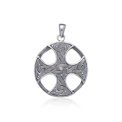 Celtic Cross 925 Sterling Silver Pendant Fine Religious Faith Crucifix ...