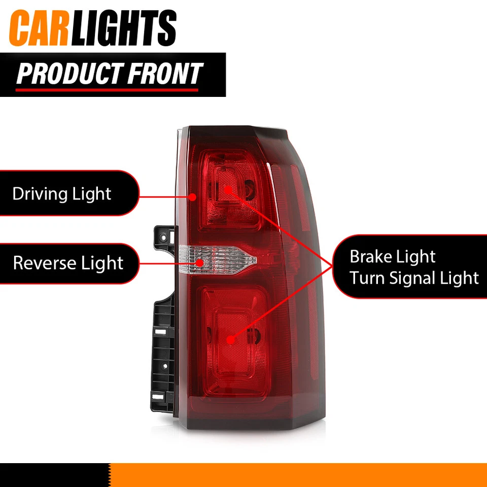 Right Passenger Side Tail Light Assembly Fits 2015-2020 Chevrolet Tahoe Suburban Foto 3 de 4