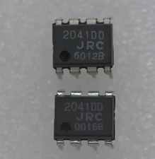 2 pcs  JRC NJM2041DD DIP-8 Low Noise Dual Operational Amplifier