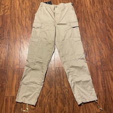 NWT Propper Mens Pants Size M Long Brown Uniform BDU Cargo Rip Stop Tactical