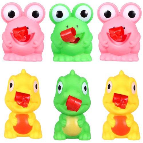 18 Pcs Squeeze Toys Frog Squishy Dinosaur Toys Popping Frog Easter Basket - 第 6/12 張圖片