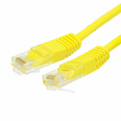 1 x Tripp Lite Cat5e 350 MHz geformtes Patchkabel (RJ45 M/M) - gelb, 3 Fuß (N002-0
